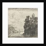 River between rocks by Herman Naiwincx