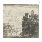 River between rocks by Herman Naiwincx