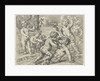 Fighting putti by Peter van Lint