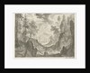 Wooded Landscape with waterfall, Aegidius Sadeler by Roelant Savery
