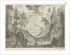Wooded Landscape with waterfall, Aegidius Sadeler by Roelant Savery