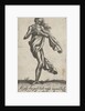 Standing old naked woman by Claes Jansz. Visscher II