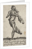 Standing old naked woman by Claes Jansz. Visscher II