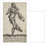 Standing old naked woman by Claes Jansz. Visscher II