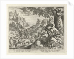 Malchus of Chalcis as a hermit by Maerten de Vos