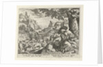 Malchus of Chalcis as a hermit by Maerten de Vos