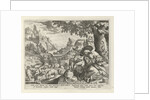 Malchus of Chalcis as a hermit by Maerten de Vos