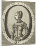 Portrait of Queen Mary I Stuart of Scotland, Frans Huys by Hieronymus Cock