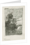 Two fishermen in a boat by Fredericus Jacobus van Rossum du Chattel