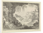 View of countryside from cave by Willem van Nieuland