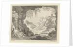 View of countryside from cave by Willem van Nieuland