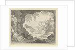 View of countryside from cave by Willem van Nieuland
