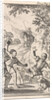Sancho pelted with stones by shepherds by Pieter Mortier