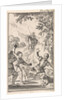 Sancho pelted with stones by shepherds by Pieter Mortier