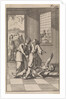 Mahomed falls into raptures at the feet of his wife Kadiga by Timotheus ten Hoorn