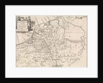 Historical map of the Netherlands at the time of the Frisians by Henricus Wetstein