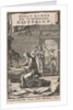 Scholar writing in his study, Jan Luyken by Jan Claesz ten Hoorn