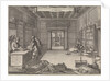 Address Card of Jacob George Roeters and Compagnie Amsterdam by Caspar Luyken