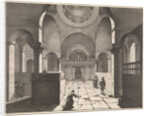 Interior of Greek domed church at Chalcedon by Jan Luyken