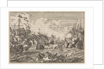 Battle of Solebay, 1672 by Pieter van der Aa I
