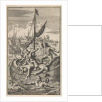 Pietro Ciacconne wins a boat from the people of Leiden, 1574 by Jan Luyken