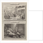 Census at Bethlehem and the adoration of the shepherds by Pieter Mortier