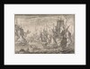 Battleship between Turkish warships and the ships of the Knights of Malta by Johann David Zunnern