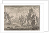 Battleship between Turkish warships and the ships of the Knights of Malta by Johann David Zunnern