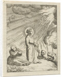 Christ defends the personified soul from hell and death by Pieter Arentsz II