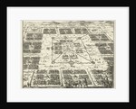 Tabernacle surrounded by camps of the twelve tribes of Israel by Willem Goeree