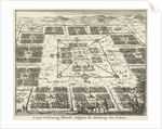 Tabernacle surrounded by camps of the twelve tribes of Israel by Willem Goeree