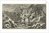 King of Ormus attacked and slain in a tent camp by Jan Luyken
