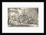 Monkeys attack a coach by Jan Luyken