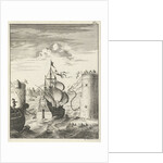 Conquest of Damietta and sailing on the chain by Jan Luyken