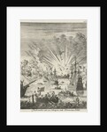 Sea Battle between Dutch and Spanish ships off the coast of Goa India by Jan Luyken