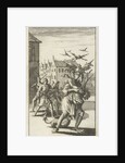 Sin chased by three men by Abraham Boekholt