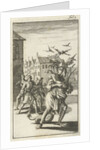 Sin chased by three men by Abraham Boekholt