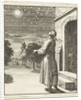 Woman contemplating the moon and stars by Pieter Arentsz II