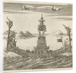 Royal vessel with 120 rowers to Siam by Aart Dircksz Oossaan