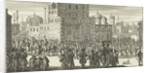 Procession at the exit of the sultan and his retinue by Charles Angot