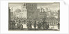 Procession at the exit of the sultan and his retinue by Charles Angot