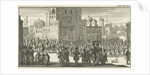 Procession at the exit of the sultan and his retinue by Charles Angot