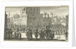 Procession at the exit of the sultan and his retinue by Charles Angot