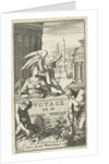 Father Time pointing woman on monuments by Joannes Wolters