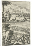 Christ heals the sick and the raising of Lazarus by Jan Claesz ten Hoorn