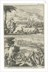 Christ heals the sick and the raising of Lazarus by Jan Claesz ten Hoorn
