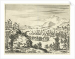 Crucifixion of convicts outside the city wall by Wilhelmus Goeree I