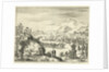 Crucifixion of convicts outside the city wall by Wilhelmus Goeree I
