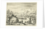 Crucifixion of convicts outside the city wall by Wilhelmus Goeree I