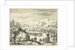 Crucifixion of convicts outside the city wall by Wilhelmus Goeree I
